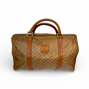 Vintage CELINE Triomphe Monogram Duffle Bag